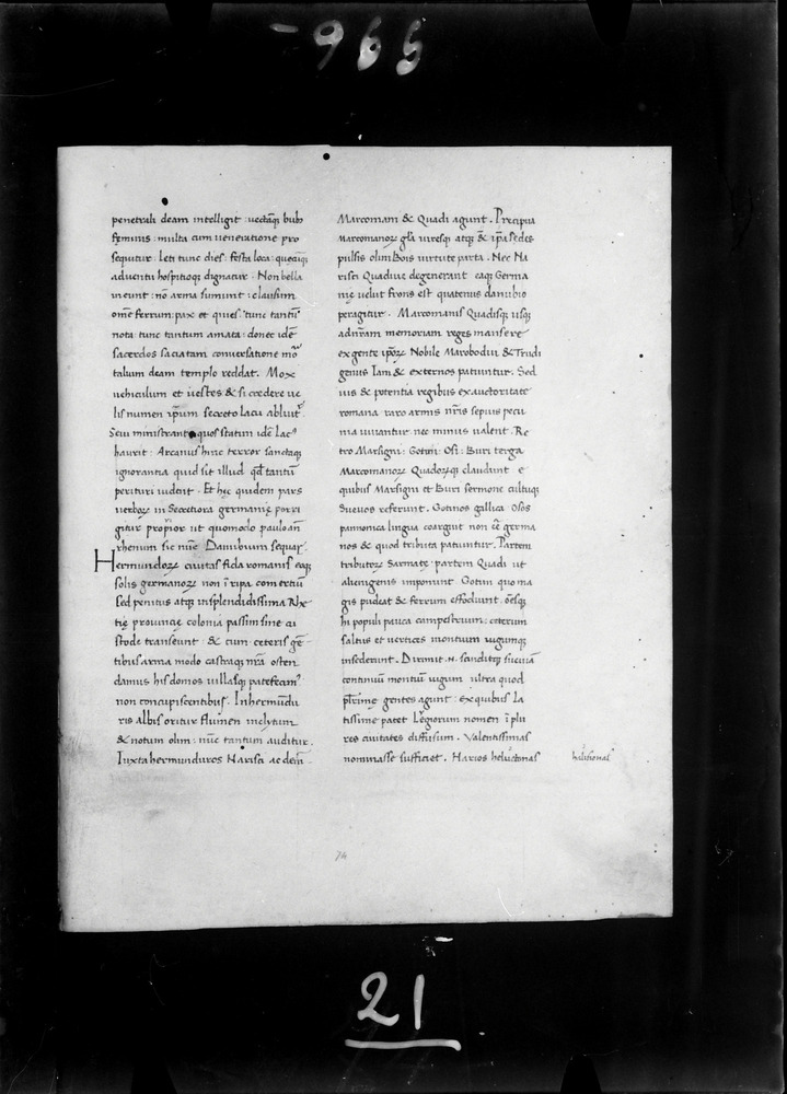 Roma, Biblioteca Nazionale Centrale, Ms. Vitt. Em. 1631 [Codex Aesinas Lat. 8]
doc_00021_74r
Keywords: BNCR Ms. Vitt. Em. 1631, Rest.67/1938, 9. sec., BNCR