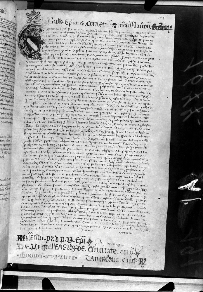 Tarquinia, Archivio Storico Comunale, XIV-A.1
doc_00041_191r
Keywords: ASC Tarquinia XIV-A.1 [Margarita Cornetana], Rest.17/1939, ASC Tarquinia