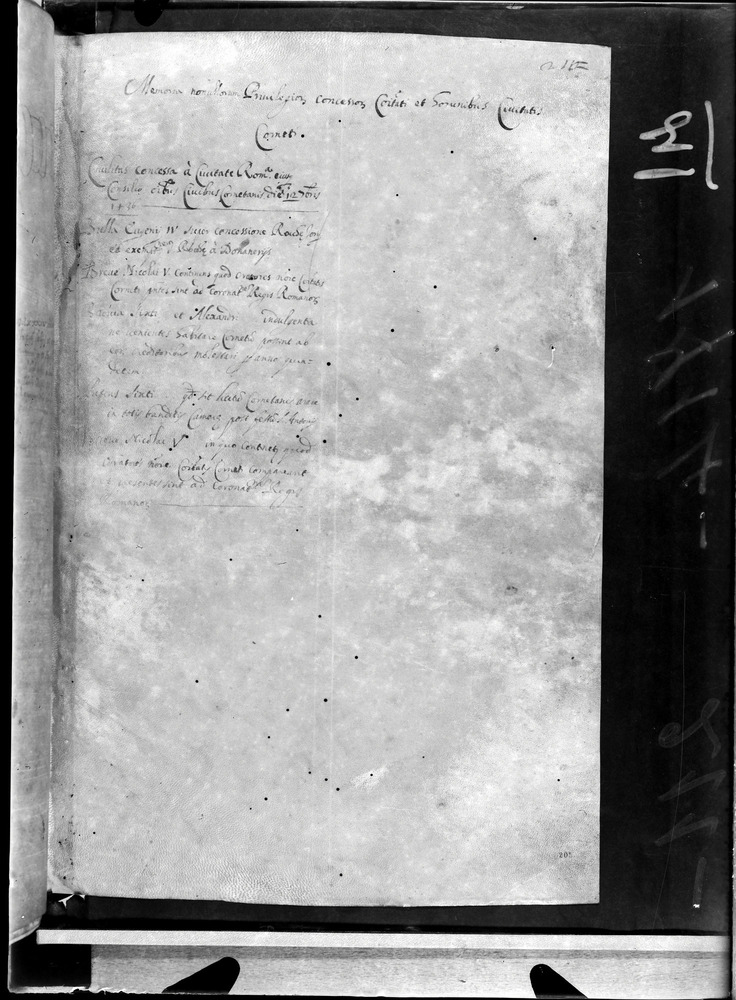 Tarquinia, Archivio Storico Comunale, XIV-A.1
doc_00041_211r
Keywords: ASC Tarquinia XIV-A.1 [Margarita Cornetana], Rest.17/1939, ASC Tarquinia