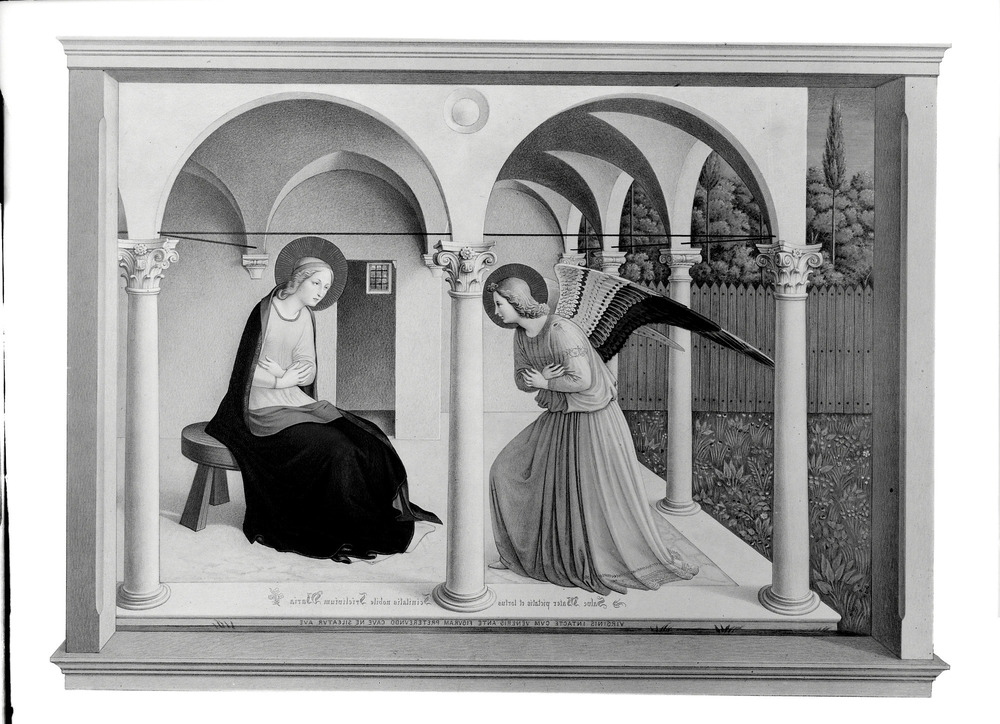Beato Angelico, Annunciazione - Riproduzione presso la BNC di Roma
doc_00736
Keywords: Firenze M S. Marco