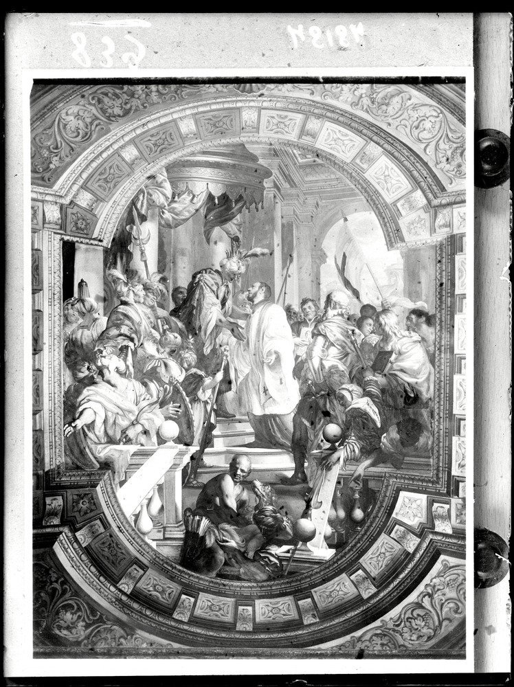 Domenico Piola affresco “Incontro di San Francesco Saverio col Re del Bongo” - Riproduzione
doc_00839
