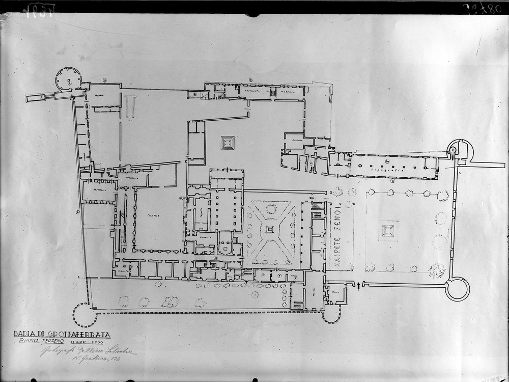 Planimetria piano terreno. Grottaferrata, Biblioteca Statale del Monumento Nazionale
doc_01694
Keywords: Grottaferrata Abbazia Planimetria piano terreno, Grottaferrata Abbazia