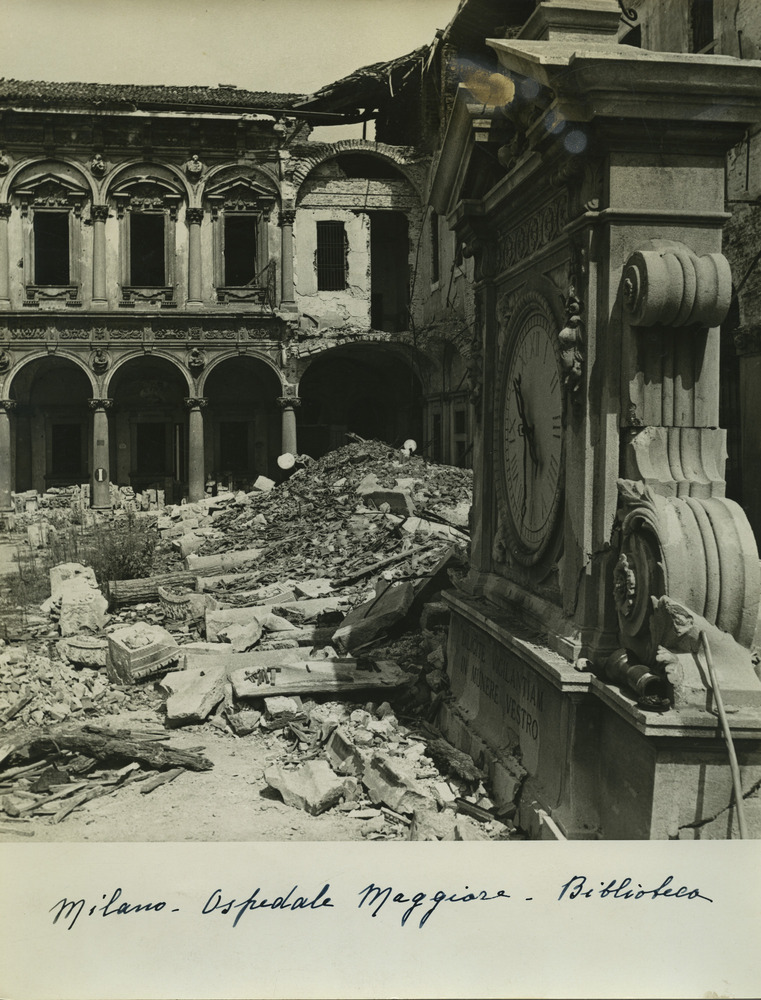 Milano, Biblioteca storica di medicina dell'Ospedale Maggiore. Periodo bellico
pos_16072
Keywords: Lombardia,Guerra