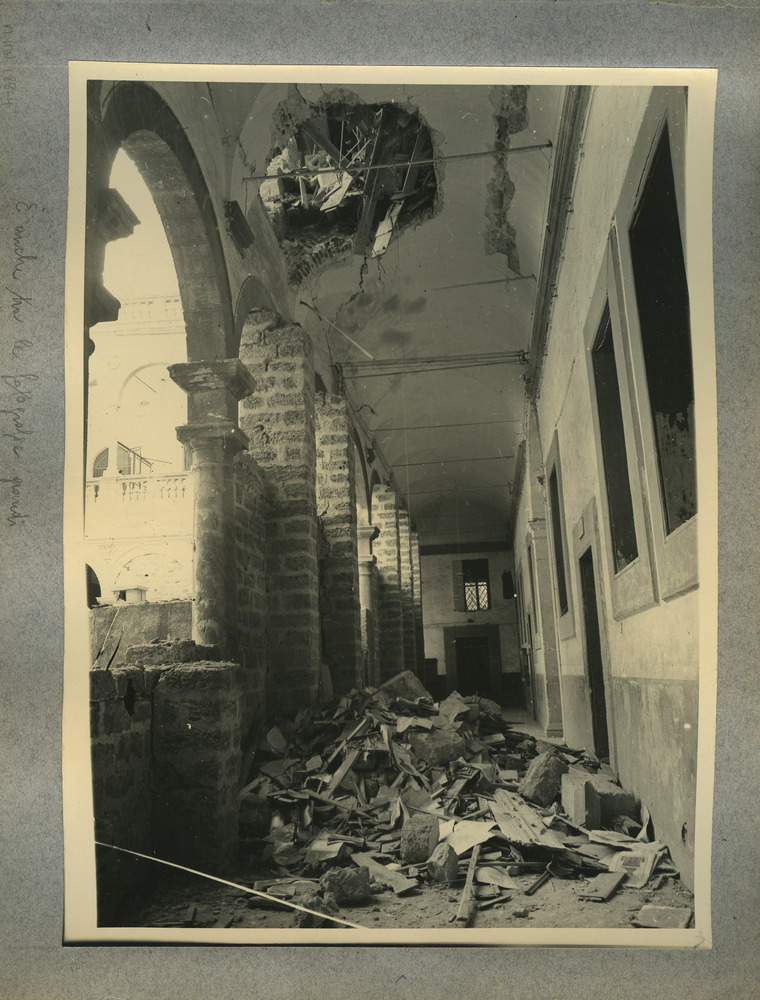 Palermo, Biblioteca centrale della Regione siciliana Alberto Bombace. Periodo bellico
pos_n_inv_186-5
Keywords: Sicilia,Guerra