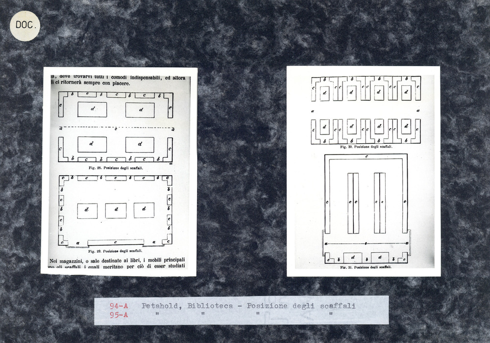 Progetto di biblioteca, Planimetria
doc_00094
Keywords: doc_00095,doc_00094