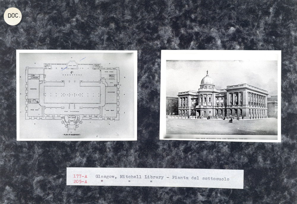 Glasgow, The Mitchell Library, Planimetria
doc_00178
Keywords: Scozia,Biblioteche Carnegie,doc_00180,doc_00178