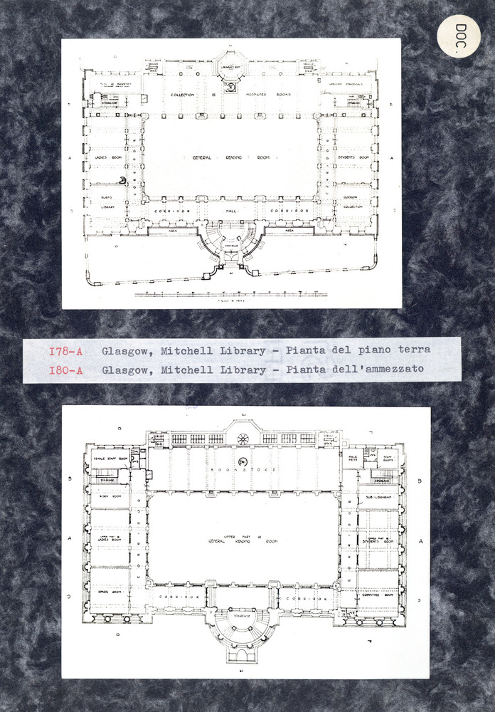 Glasgow, The Mitchell Library, Planimetria
doc_00179
Keywords: Scozia,Biblioteche Carnegie,doc_00181,doc_00179