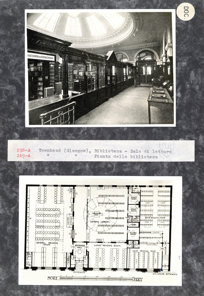 Glasgow, Townhead Library, Planimetria
doc_00249
Keywords: Scozia,Biblioteche Carnegie,doc_00238,doc_00249