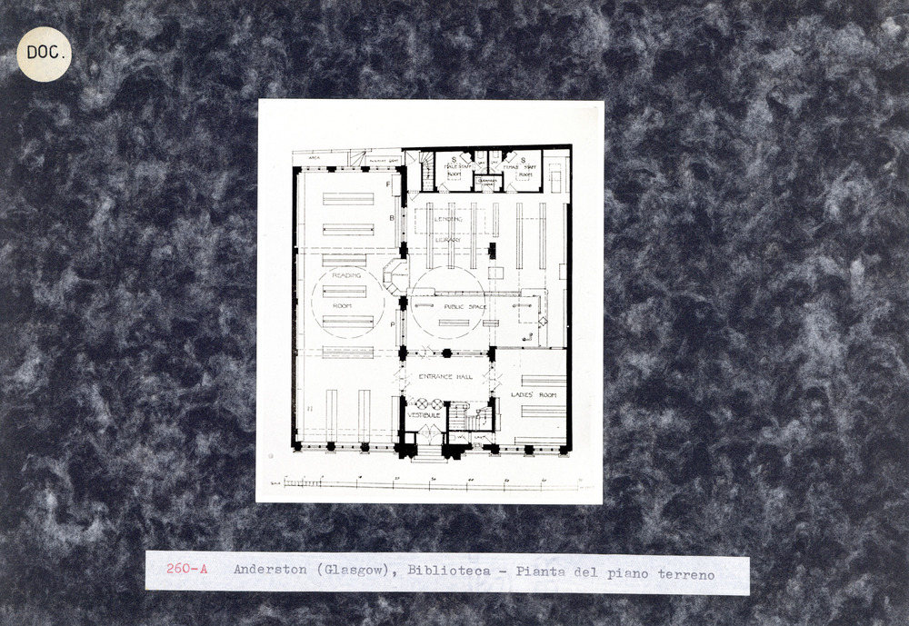 Glasgow, Anderston Library, Planimetria
doc_00260
Keywords: Scozia,Biblioteche Carnegie