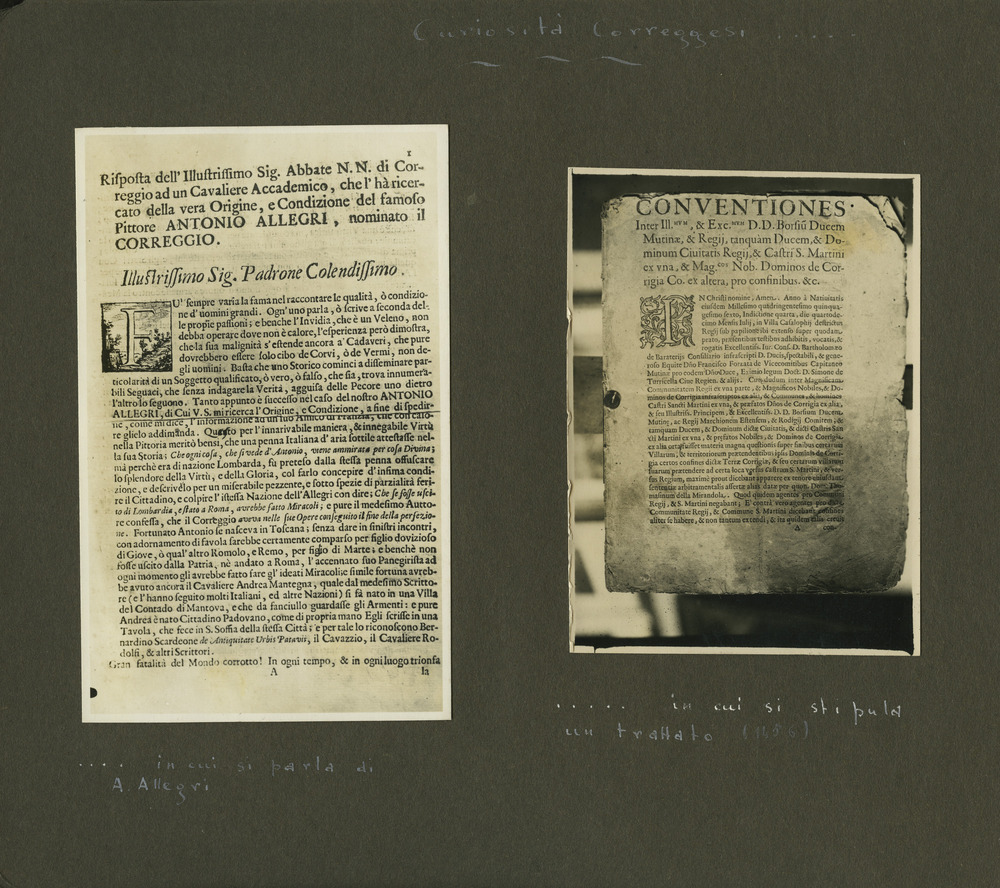 Correggio, Biblioteca comunale Giulio Einaudi, Carta a stampa
pos_n_inv_018-48
Keywords: Emilia Romagna