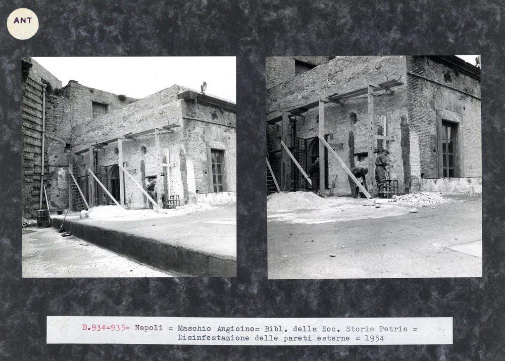 Napoli, Maschio Angioino, sede della Biblioteca della Società Napoletana di Storia Patria, Disinfestazione
ant_00934
Keywords: Castel Nuovo Maschio Angioino (antitermitica), Napoli (antitermitica), Campania (antitermitica), ANT.00934, ANT.00935