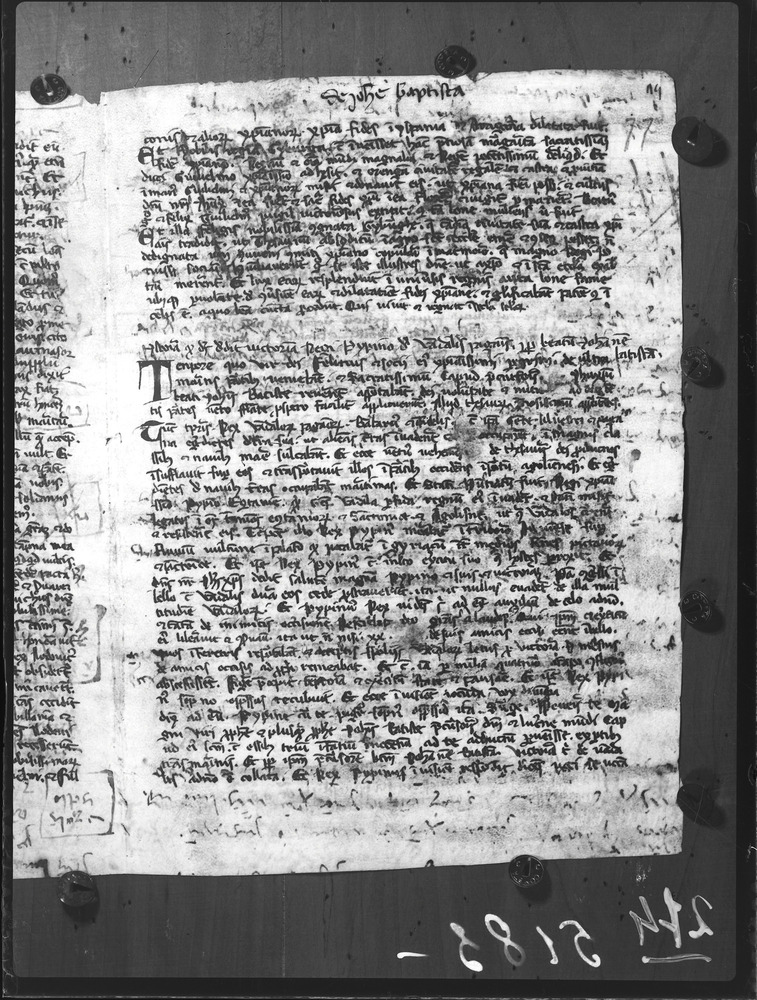 Assisi, Biblioteca del Sacro Convento di San Francesco, Fondo Antico, Codice 342
doc_00274_077r_b
Keywords: Assisi B Basilica S. Francesco Cod. 342, Assisi B Basilica S. Francesco