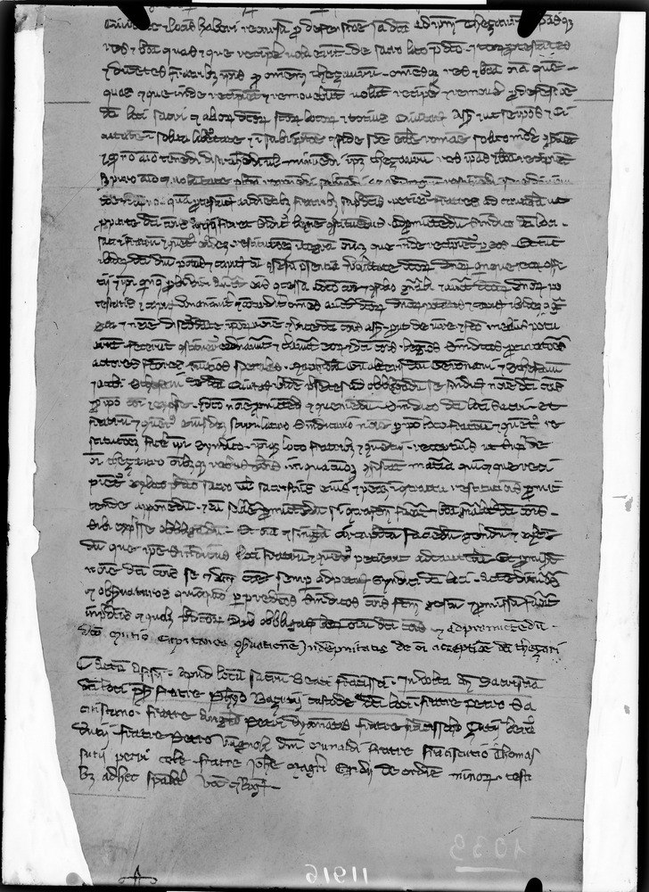 Documento d'archivio a. 1320. Assisi, Biblioteca del Sacro Convento di San Francesco Documento d'archivio anno 1320
doc_01039c
Keywords: Assisi B Basilica S. Francesco Doc. a. 1320, Assisi B Basilica S. Francesco