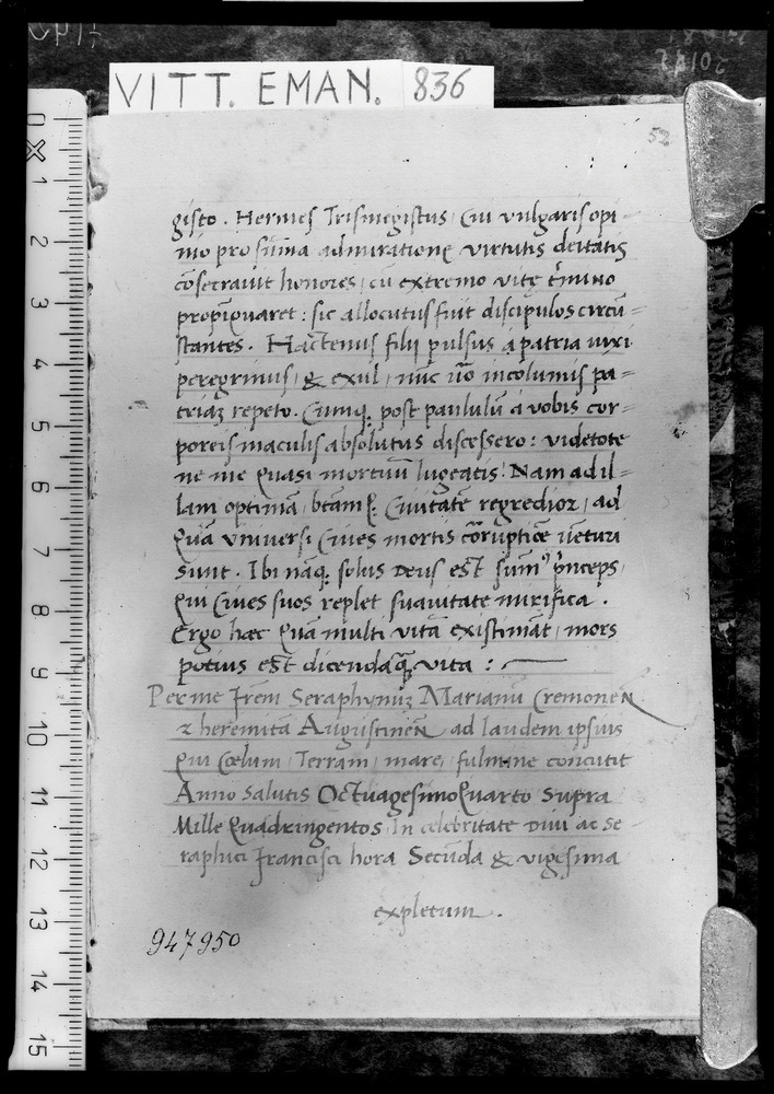 Roma, Biblioteca Nazionale Centrale, Ms. Vitt. Em. 843
doc_07142
Keywords: BNCR Ms. Vitt. Em. 843, BNCR