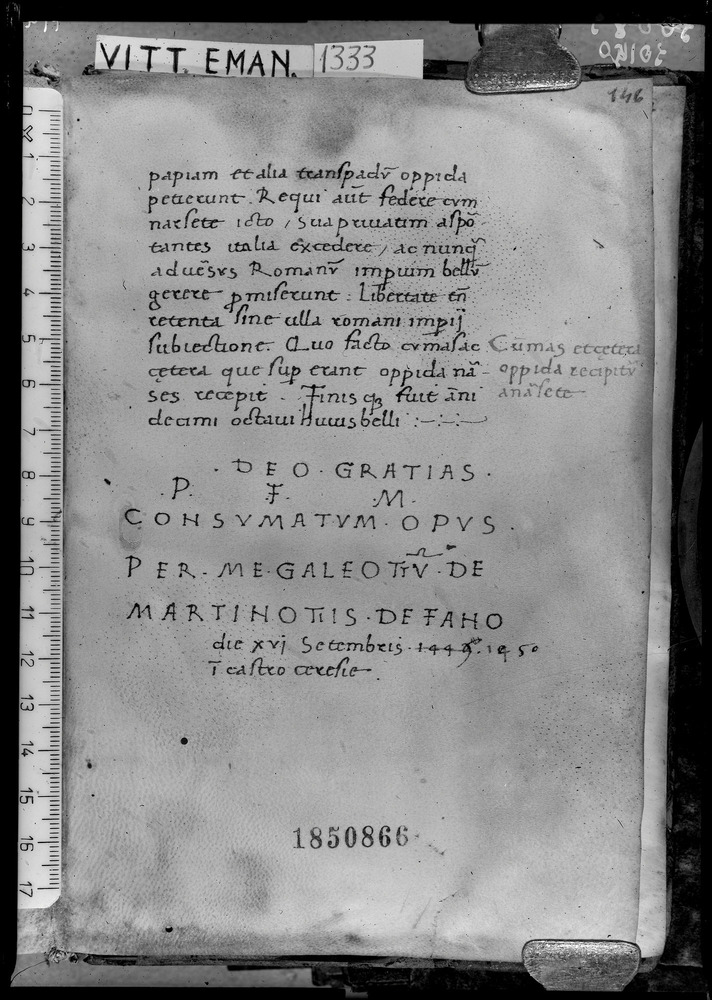 Roma, Biblioteca Nazionale Centrale, Ms. Vitt. Em. 1333
doc_07146
Keywords: BNCR Ms. Vitt. Em. 1333, BNCR