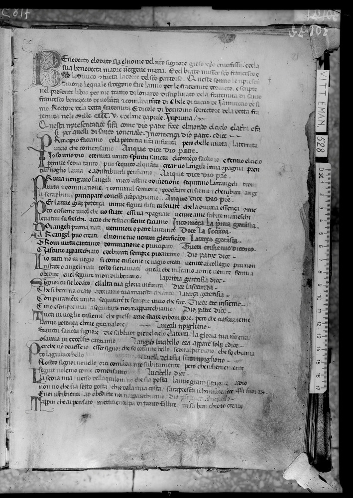 Roma, Biblioteca Nazionale Centrale, Ms. Vitt. Em. 528
doc_07189
Keywords: BNCR Ms. Vitt. Em. 528, BNCR