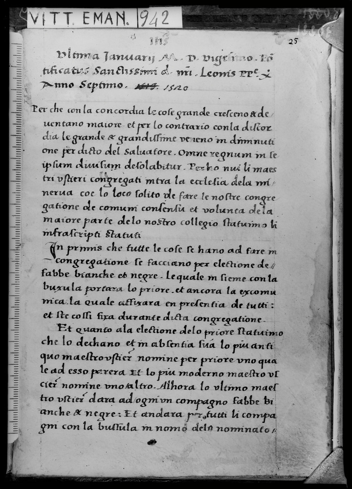 Roma, Biblioteca Nazionale Centrale, Ms. Vitt. Em. 942
doc_07219
Keywords: BNCR Ms. Vitt. Em. 942, BNCR