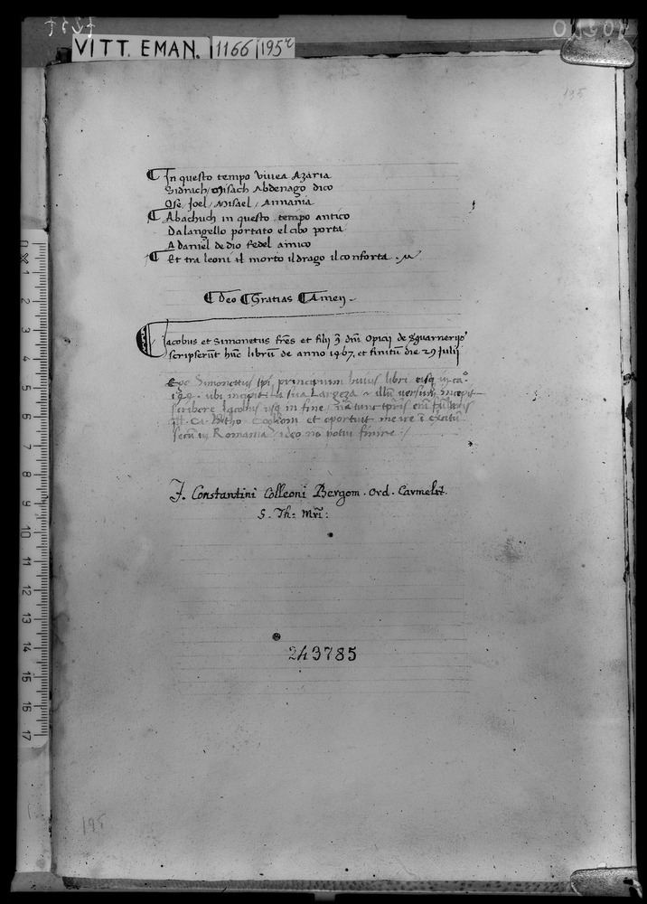 Roma, Biblioteca Nazionale Centrale, Ms. Vitt. Em. 1166
doc_07237
Keywords: BNCR Ms. Vitt. Em. 1166, BNCR