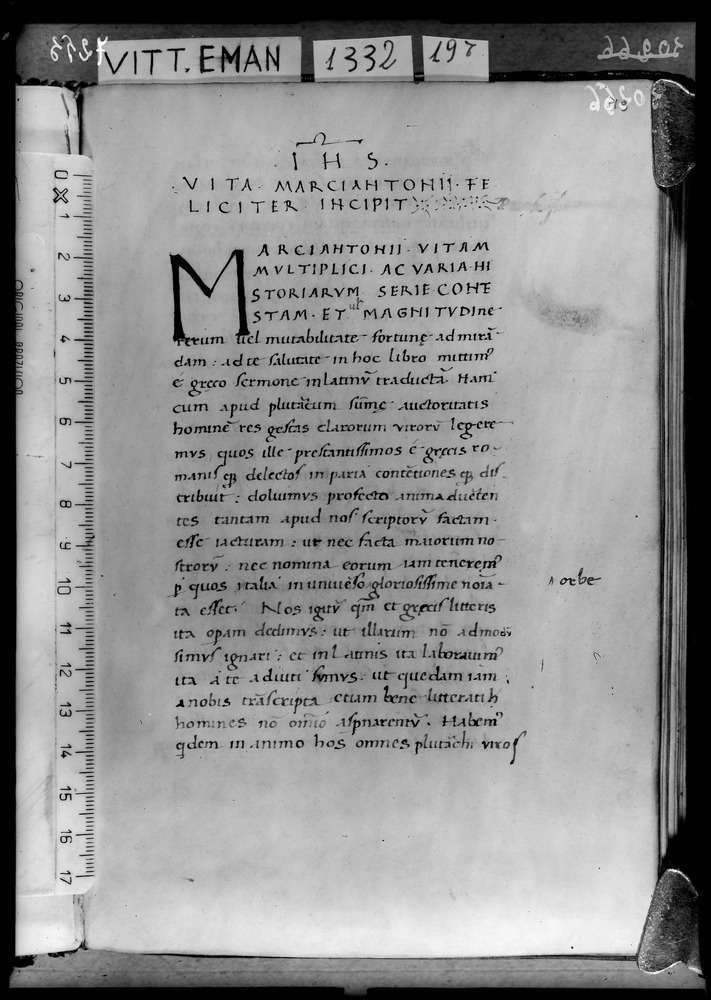 Roma, Biblioteca Nazionale Centrale, Ms. Vitt. Em. 1332
doc_07253
Keywords: BNCR Ms. Vitt. Em. 1332, BNCR