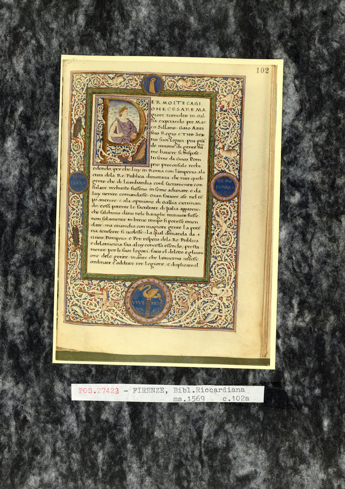 Firenze, Biblioteca Riccardiana, Ms. Ricc. 1569
pos_27423
Keywords: Riccardiana Ms. 1569, Ritratti, Decorazioni zoomorfe, Decorazioni antropomorfe, Riccardiana