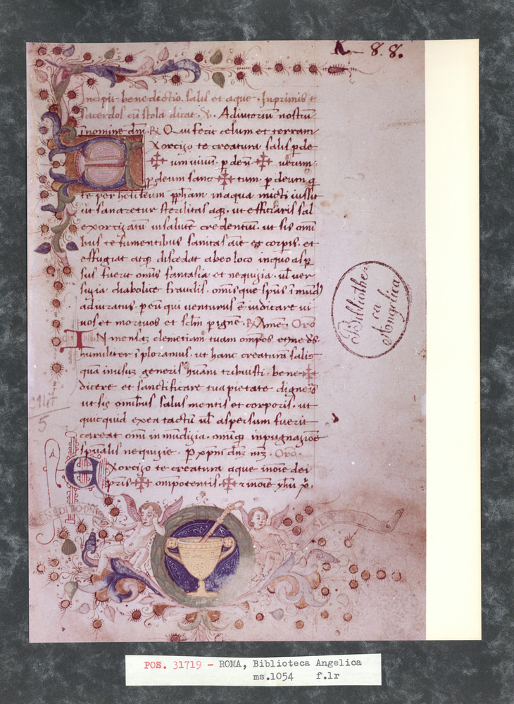 Roma, Biblioteca Angelica, Ms. 1054
pos_31719
Keywords: Angelica Ms. 1054, Angelica