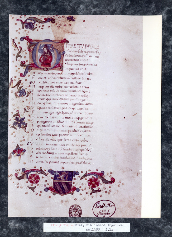 Roma, Biblioteca Angelica, Ms. 1388
pos_31764
Keywords: Angelica Ms. 1388, Stemmi, Angelica