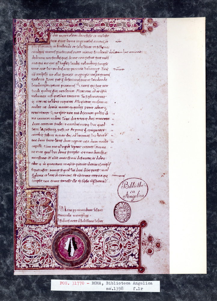 Roma, Biblioteca Angelica, Ms. 1398
pos_31770
Keywords: Angelica Ms. 1398, Stemmi, Angelica