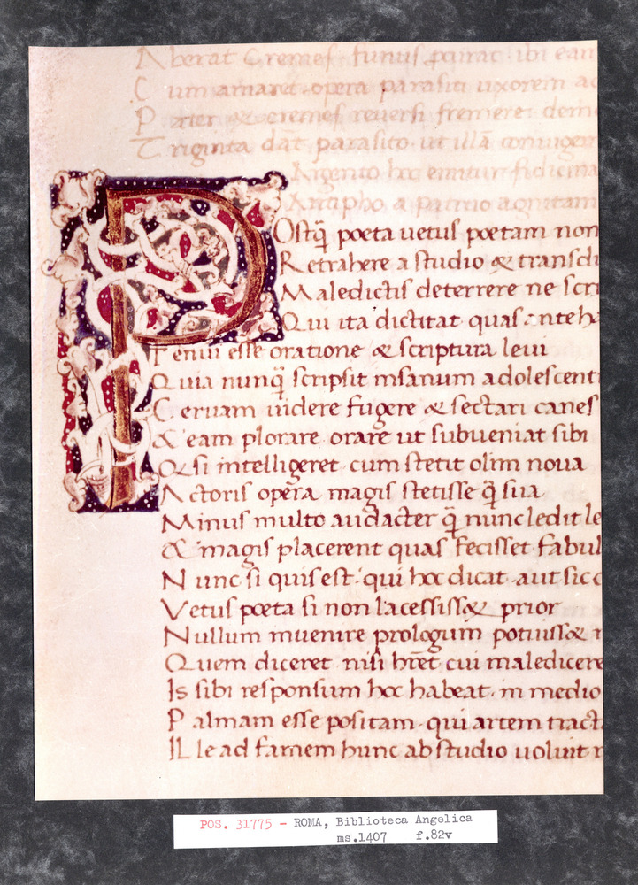 Roma, Biblioteca Angelica, Ms. 1407
pos_31775
Keywords: Angelica Ms. 1407, Angelica