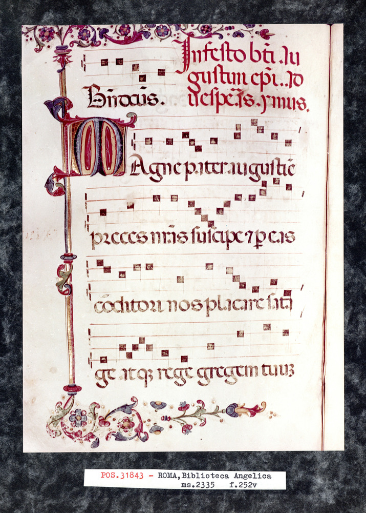 Roma, Biblioteca Angelica, Ms. 2335
pos_31843
Keywords: Angelica Ms. 2335, Angelica