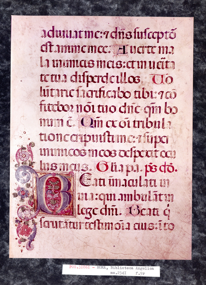 Roma, Biblioteca Angelica, Ms. 2341
pos_31861
Keywords: Angelica Ms. 2341, Angelica