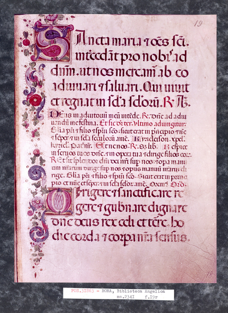 Roma, Biblioteca Angelica, Ms. 2341
pos_31863
Keywords: Angelica Ms. 2341, Angelica