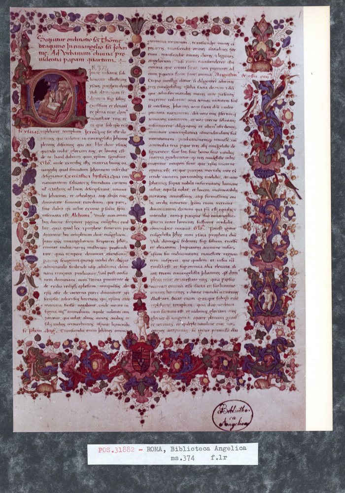 Roma, Biblioteca Angelica, Ms. 374
pos_31882
Keywords: Angelica Ms. 374, Stemmi, Angelica