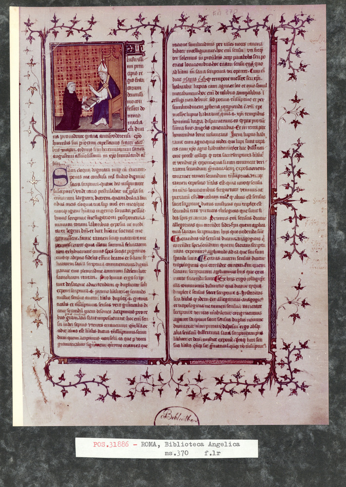 Roma, Biblioteca Angelica, Ms. 370
pos_31886
Keywords: Angelica Ms. 370, Angelica