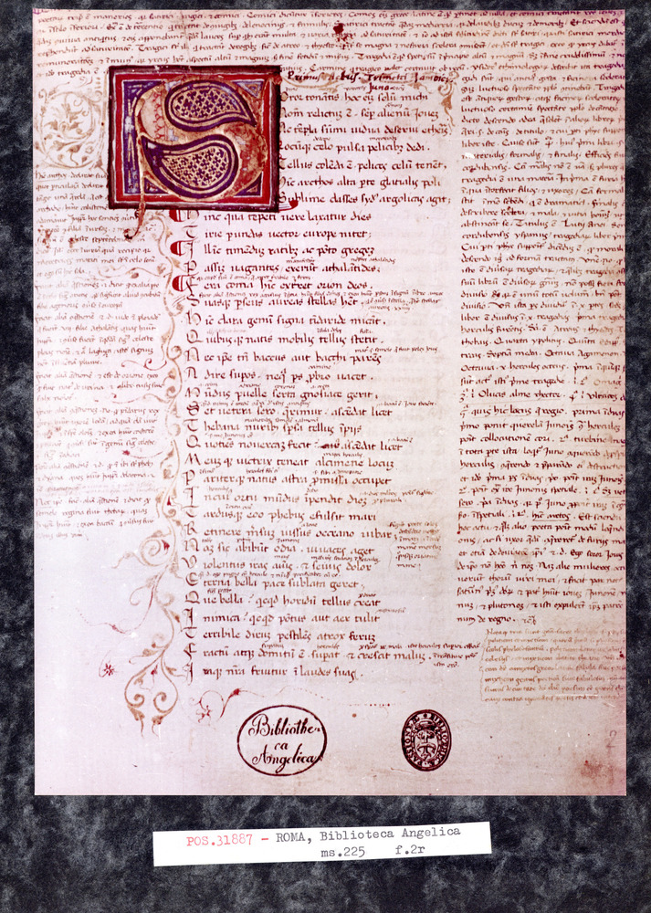 Roma, Biblioteca Angelica, Ms. 225
pos_31887
Keywords: Angelica Ms. 225, Angelica