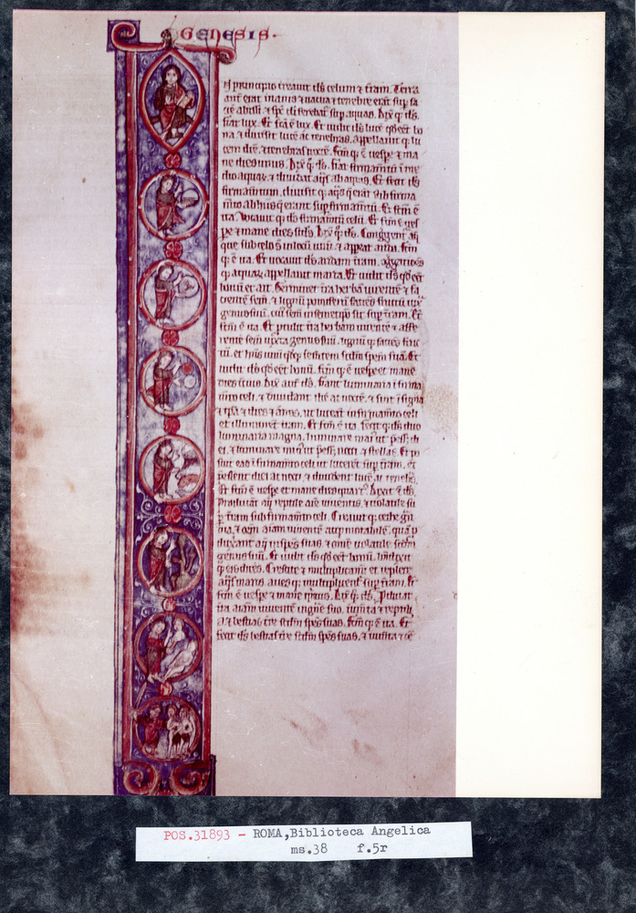 Roma, Biblioteca Angelica, Ms. 38
pos_31893
Keywords: Angelica Ms. 38, Angelica