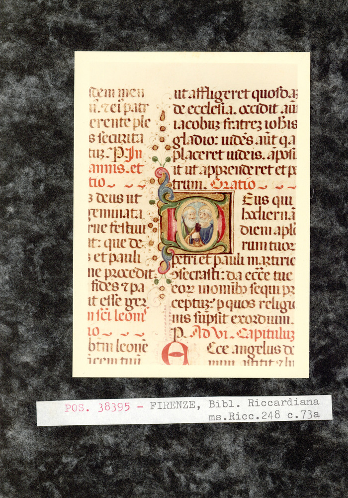 Firenze, Biblioteca Riccardiana, Ms. Ricc. 248
pos_38395
Keywords: Riccardiana Ms. 248, Riccardiana