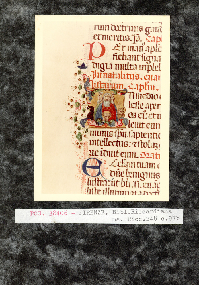 Firenze, Biblioteca Riccardiana, Ms. Ricc. 248
pos_38406
Keywords: Riccardiana Ms. 248, Riccardiana