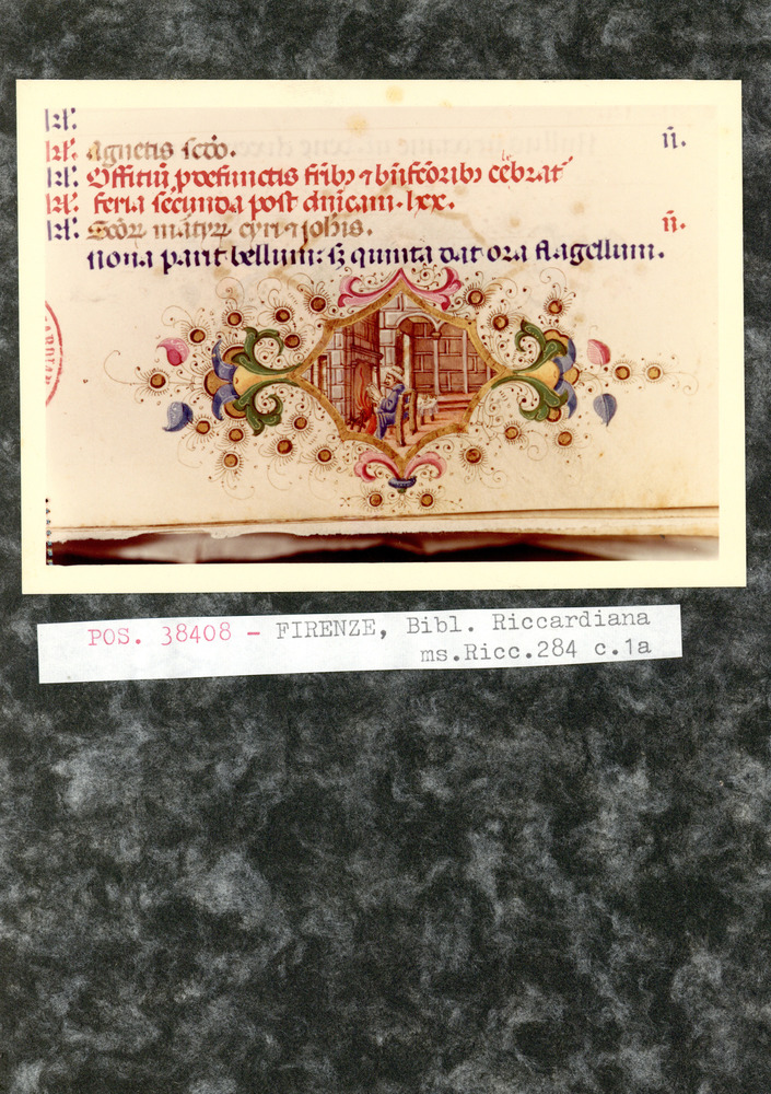 Firenze, Biblioteca Riccardiana, Ms. Ricc. 284
pos_38408
Keywords: Riccardiana Ms. 284, Riccardiana