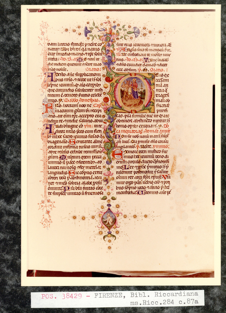 Firenze, Biblioteca Riccardiana, Ms. Ricc. 284
pos_38429
Keywords: Riccardiana Ms. 284, Riccardiana