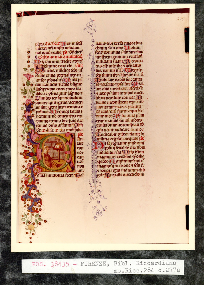 Firenze, Biblioteca Riccardiana, Ms. Ricc. 284
pos_38435
Keywords: Riccardiana Ms. 284, Riccardiana