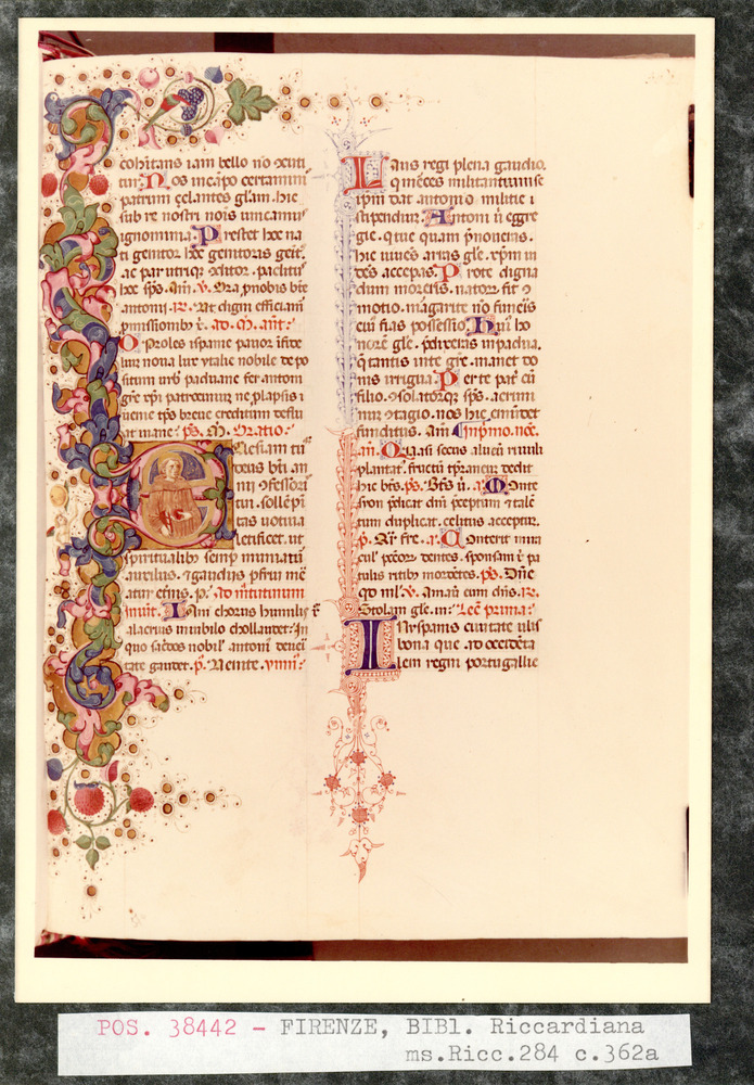 Firenze, Biblioteca Riccardiana, Ms. Ricc. 284
pos_38442
Keywords: Riccardiana Ms. 284, Riccardiana