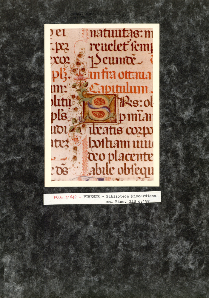 Firenze, Biblioteca Riccardiana, Ms. Ricc. 248
pos_41642
Keywords: Riccardiana Ms. 248, Riccardiana