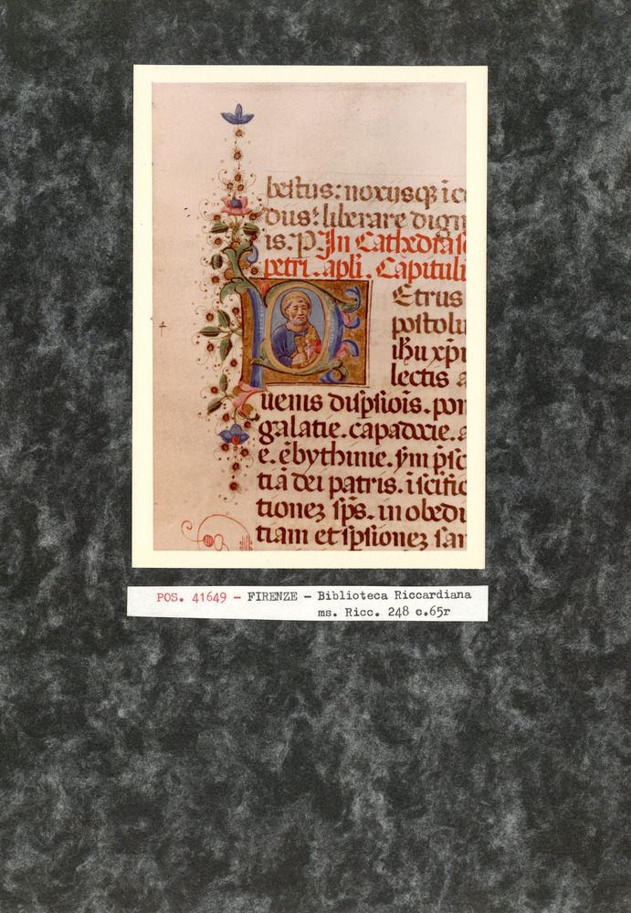 Firenze, Biblioteca Riccardiana, Ms. Ricc. 248
pos_41649
Keywords: Riccardiana Ms. 248, Riccardiana