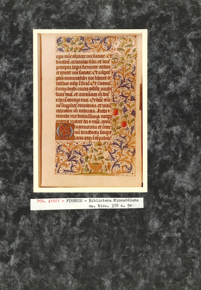 Firenze, Biblioteca Riccardiana, Ms. Ricc. 378
pos_41661
Keywords: Riccardiana Ms. 378, Riccardiana