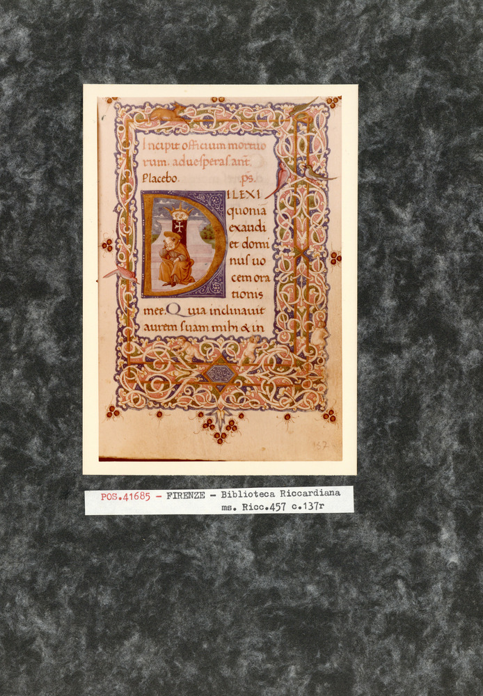 Firenze, Biblioteca Riccardiana, Ms. Ricc. 457
pos_41685
Keywords: Riccardiana Ms. 457, Decorazioni zoomorfe, Decorazioni antropomorfe, Riccardiana